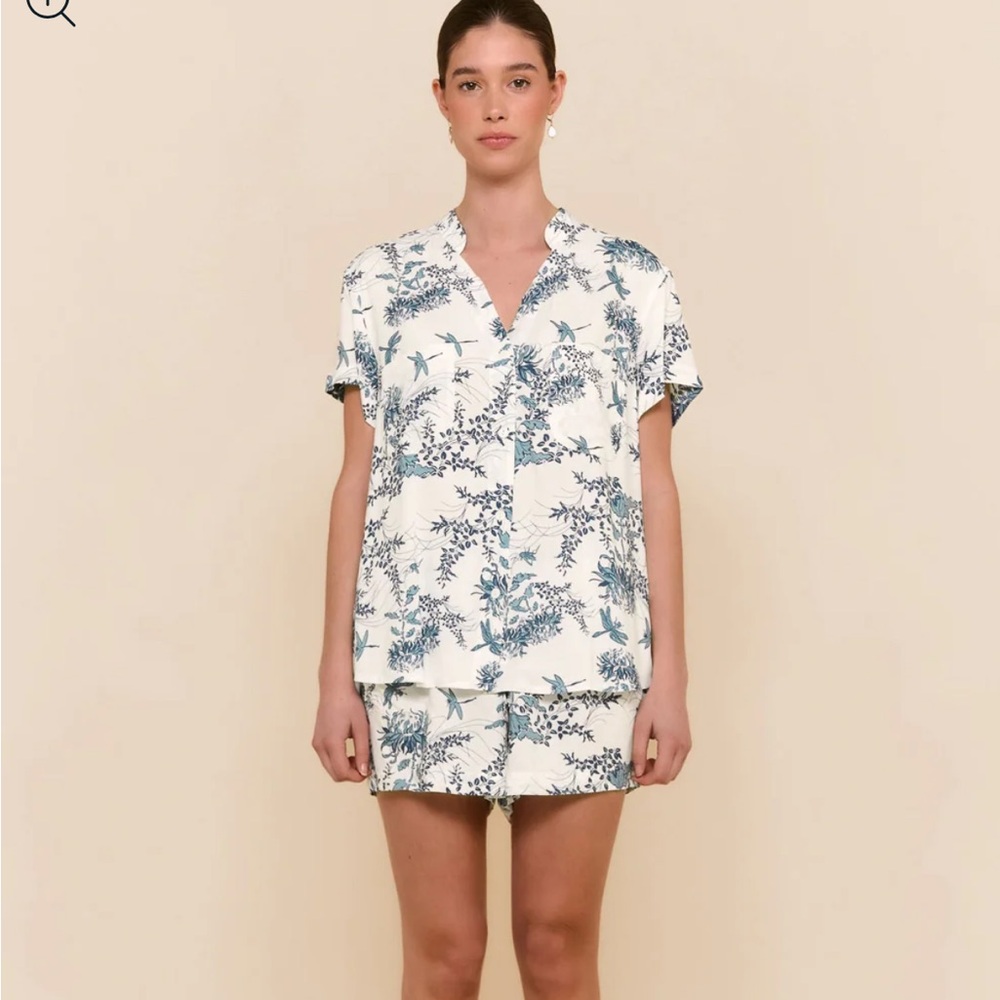 Maggie Pajama Set - Summer Toile - Picture 4 of 10
